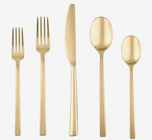 Gold Flatware